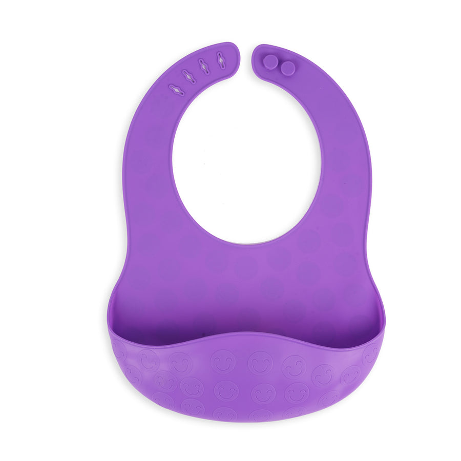 Silicone Baby Bib with Pockets