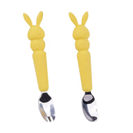 Set of Paediatric Spoon & Fork With Thick Handle