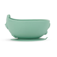 Baby Bear Cub Silicone Suction Bowl teal color