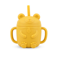 Bear Cub Silicone Training Cup for Infants - Yellow