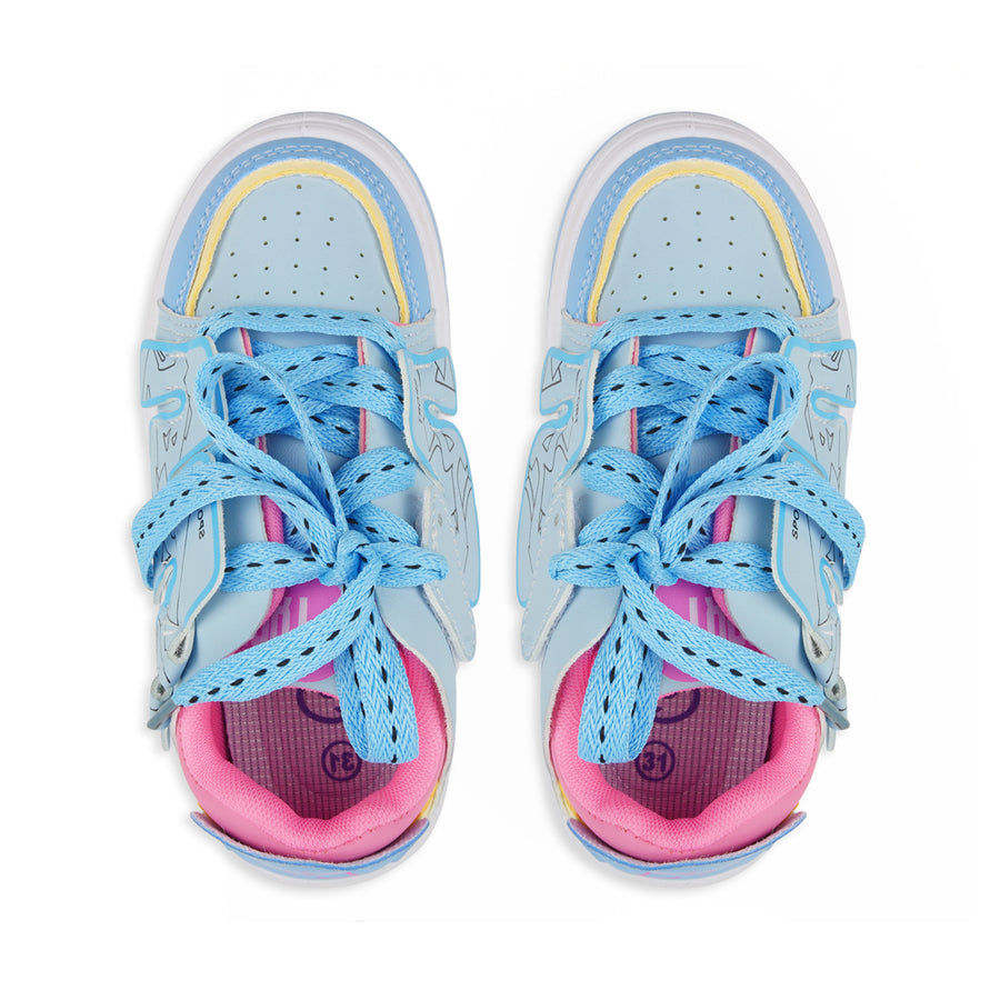 Girls Chunky Sneakers with Supporting Walls - Blue