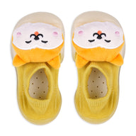 Sock Shoes for Infants with Cartoon Character - Yellow