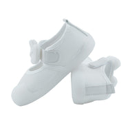 Girl Bow Dress Infant Soft Sole Shoes White