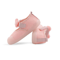 Girl Bow Dress Infant Soft Sole Shoes Pink pairs